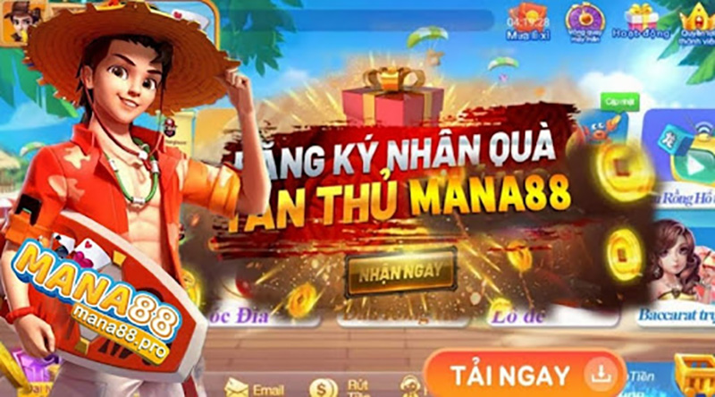 Tận hưởng nhiều khuyến mãi lớn với app game Mana 88